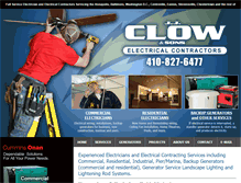 Tablet Screenshot of clowelectric.com